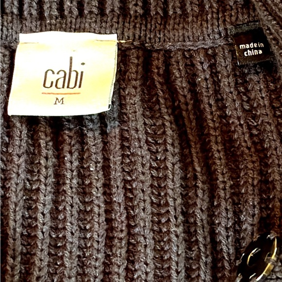 CAbi Pursuit Cardigan Sweater Navy Blue Women’s Size Medium - Picture 4 of 6